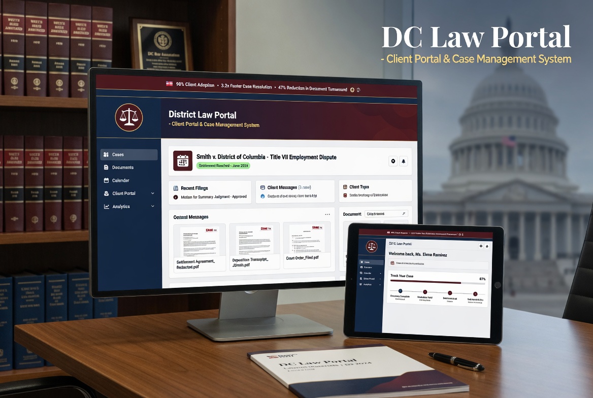 DC Law Firm — Client Portal & Case Management